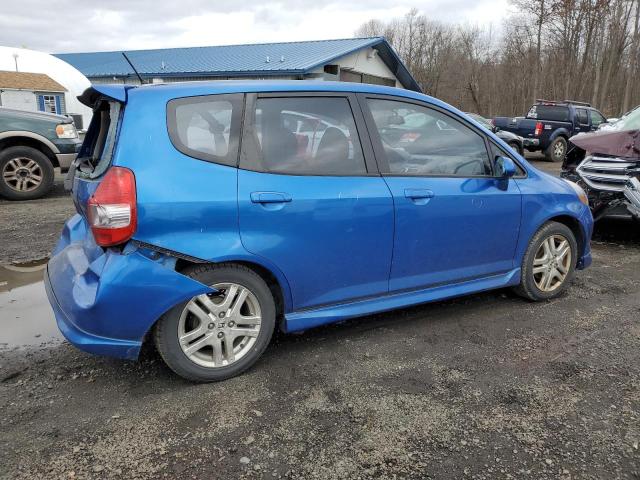 JHMGD38607S050956 - 2007 HONDA FIT S BLUE photo 3