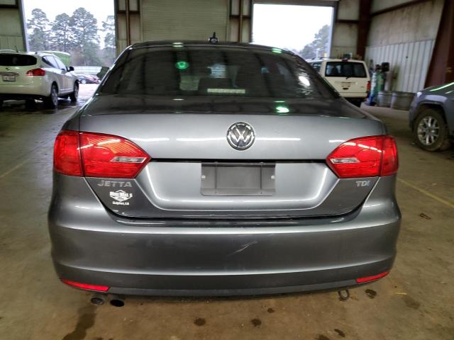 3VWLL7AJXEM383659 - 2014 VOLKSWAGEN JETTA TDI GRAY photo 6