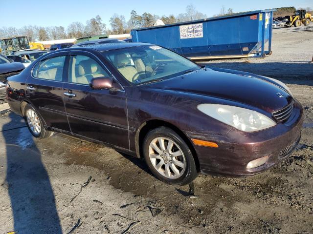 JTHBF30GX30124527 - 2003 LEXUS ES 300 BURGUNDY photo 4