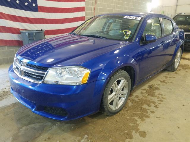 1C3CDZCB6CN158924 - 2012 DODGE AVENGER SXT  photo 2