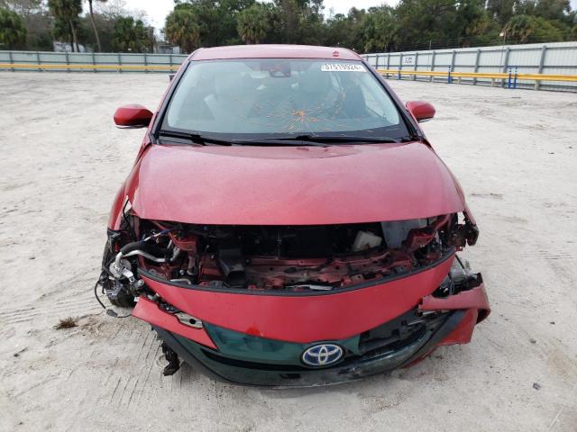 JTDKARFP5K3110333 - 2019 TOYOTA PRIUS PRIM 红色 照片 5
