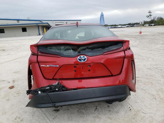 JTDKARFP5K3110333 - 2019 TOYOTA PRIUS PRIM 红色 照片 6