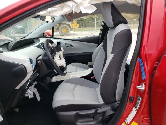 JTDKARFP5K3110333 - 2019 TOYOTA PRIUS PRIM 红色 照片 7