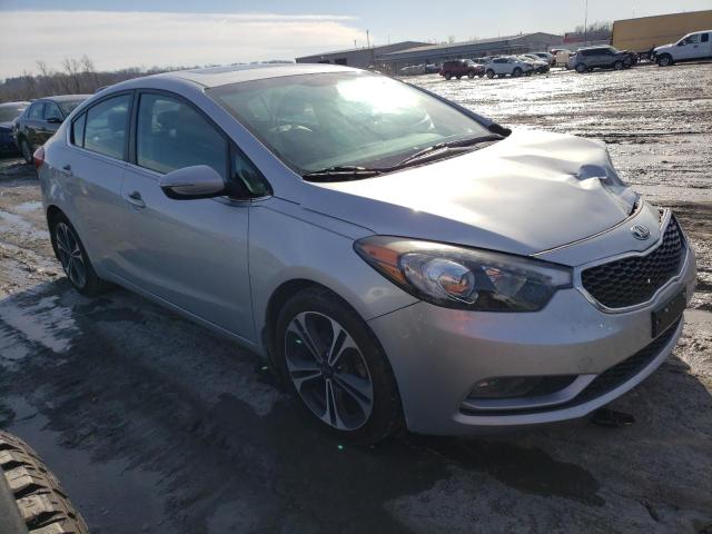 KNAFZ4A83G5504726 - 2016 KIA FORTE EX SILVER photo 4