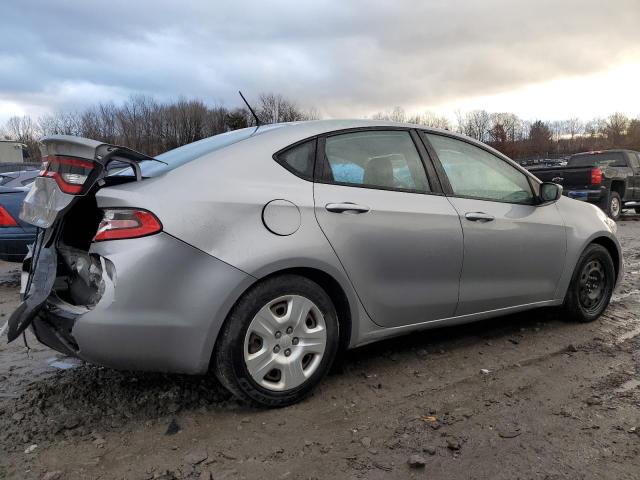 1C3CDFAA6FD160028 - 2015 DODGE DART SE SILVER photo 3