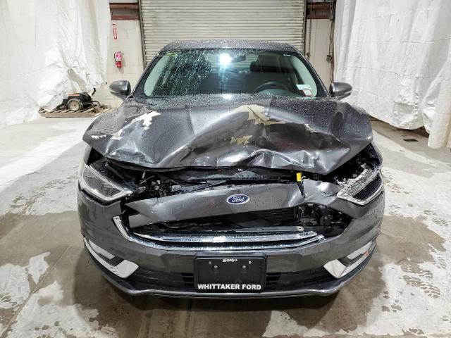 3FA6P0HD4HR138882 - 2017 FORD FUSION SE GRAY photo 5