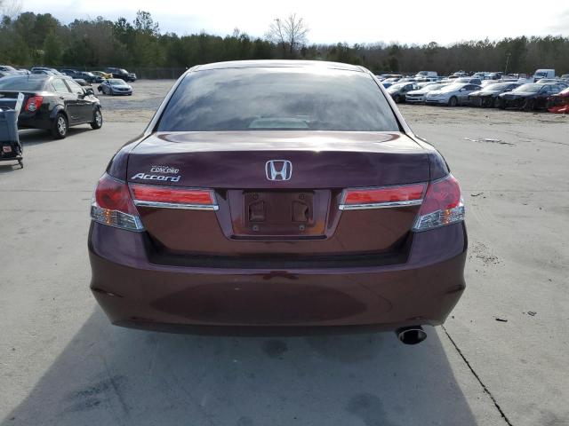 1HGCP2F47BA047023 - 2011 HONDA ACCORD LXP BURGUNDY photo 6