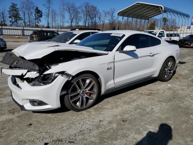 1FA6P8CFXF5367039 - 2015 FORD MUSTANG GT WHITE photo 1