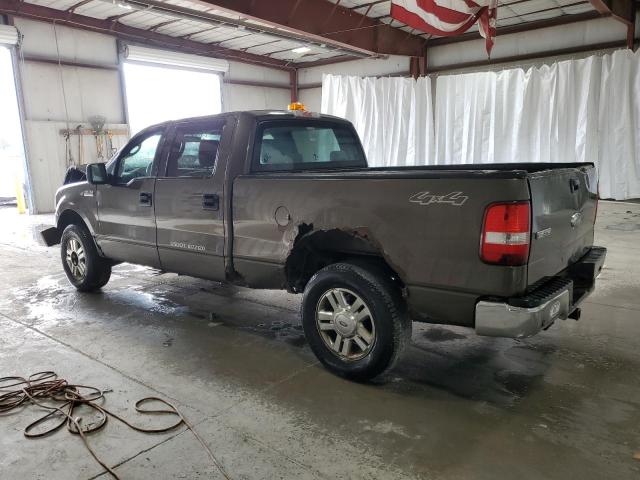 1FTPW14578FB93782 - 2008 FORD F150 SUPERCREW BROWN photo 2