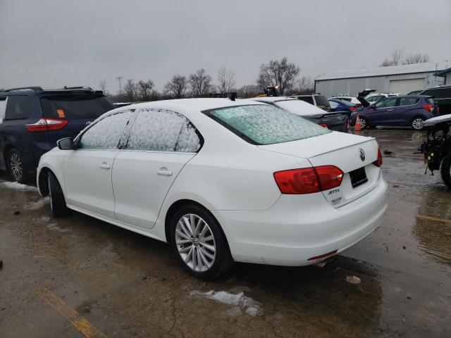 3VWLL7AJ9EM410642 - 2014 VOLKSWAGEN JETTA TDI WHITE photo 2