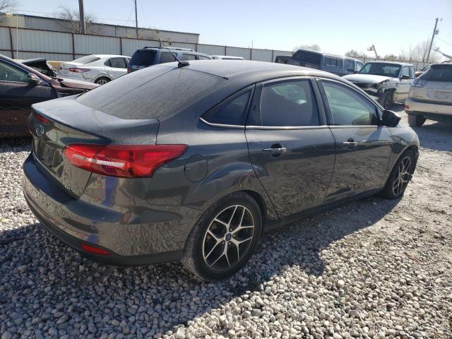 1FADP3H26HL318578 - 2017 FORD FOCUS SEL GRAY photo 3