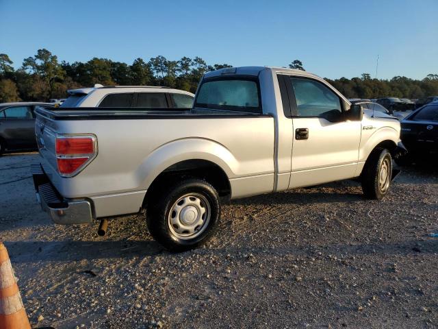 1FTMF1CW6AKE64292 - 2010 FORD F150 SILVER photo 3