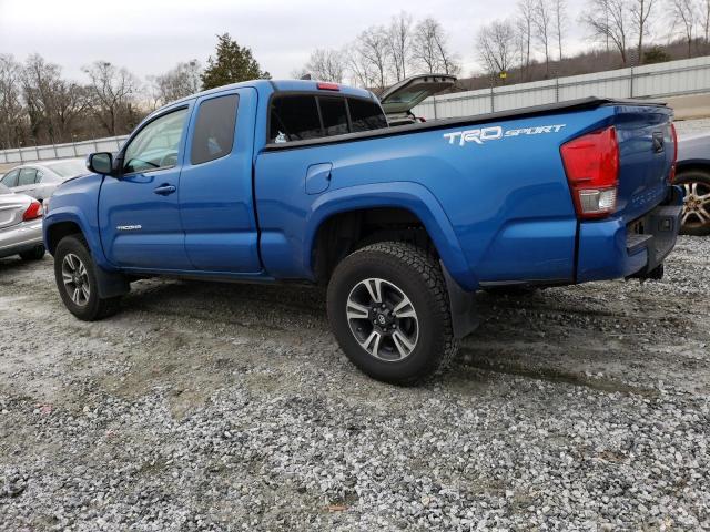 5TFRZ5CN7HX028219 - 2017 TOYOTA TACOMA ACCESS CAB BLUE photo 2