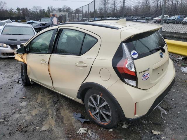 JTDKDTB35J1618478 - 2018 TOYOTA PRIUS C BEIGE photo 2