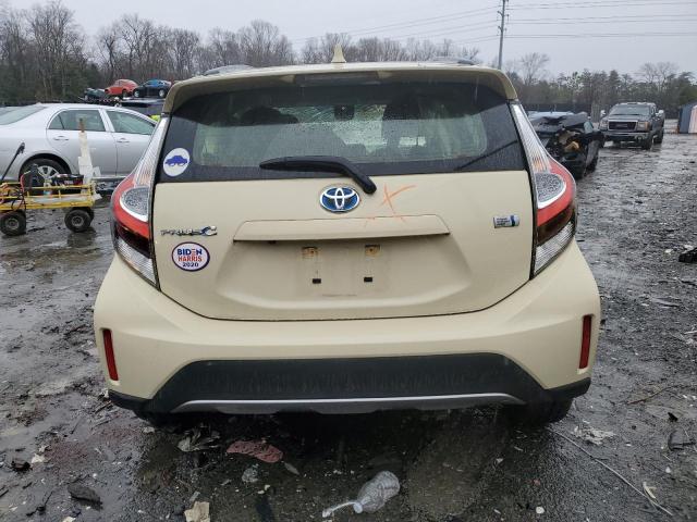 JTDKDTB35J1618478 - 2018 TOYOTA PRIUS C BEIGE photo 6