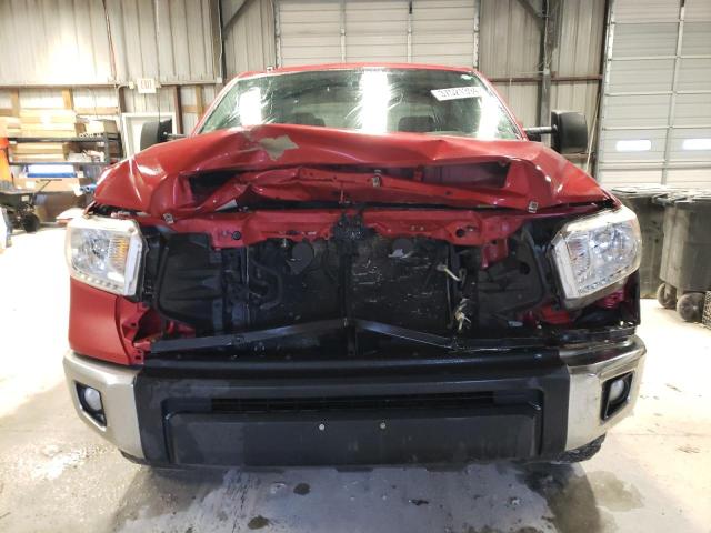 5TFDW5F14EX395490 - 2014 TOYOTA TUNDRA CREWMAX SR5 RED photo 5