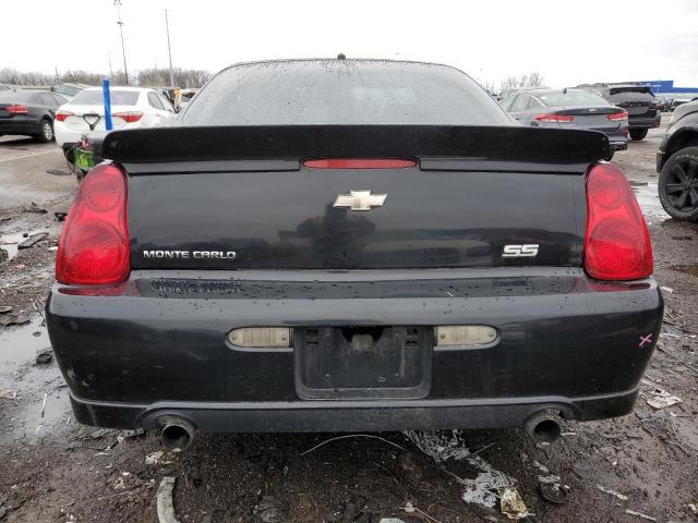 2G1WL16C969257528 - 2006 CHEVROLET MONTE CARL SS BLACK photo 6