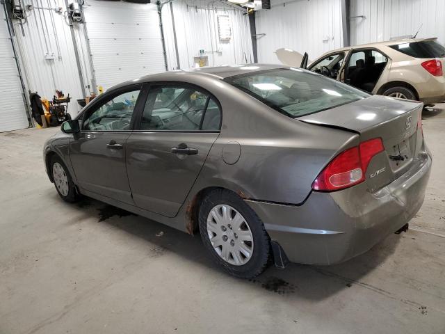 2HGFA16376H014143 - 2006 HONDA CIVIC DX VP Qəhvəyi foto 2