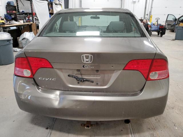 2HGFA16376H014143 - 2006 HONDA CIVIC DX VP Qəhvəyi foto 6