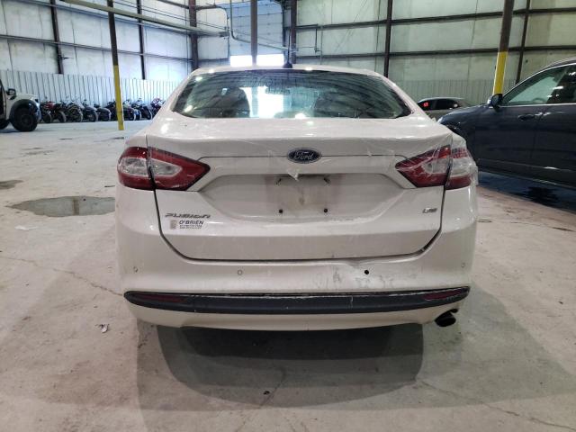 3FA6P0H78DR140977 - 2013 FORD FUSION SE WHITE photo 6