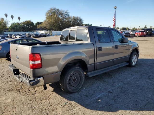 1FTRW12W04KC68344 - 2004 FORD F-150 SUPERCREW GRAY photo 3