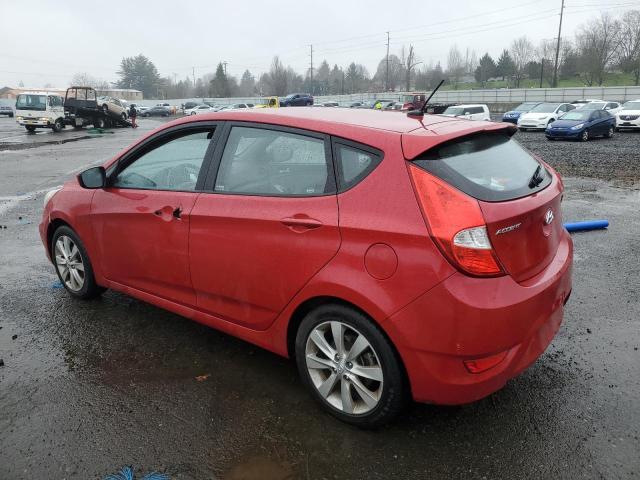 KMHCU5AE8CU025889 - 2012 HYUNDAI ACCENT GLS RED photo 2