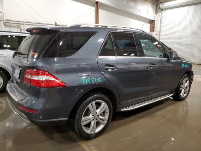 4JGDA5HBXFA515877 - 2015 MERCEDES-BENZ ML 350 4MATIC GRAY photo 3
