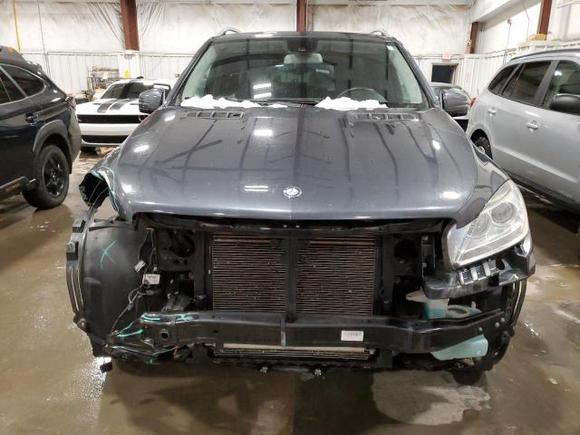 4JGDA5HBXFA515877 - 2015 MERCEDES-BENZ ML 350 4MATIC GRAY photo 5