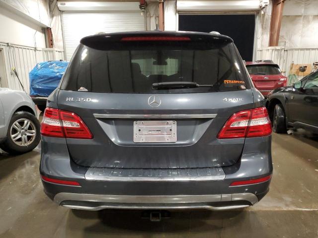 4JGDA5HBXFA515877 - 2015 MERCEDES-BENZ ML 350 4MATIC GRAY photo 6