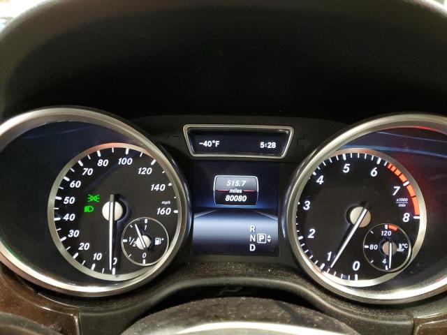 4JGDA5HBXFA515877 - 2015 MERCEDES-BENZ ML 350 4MATIC GRAY photo 9