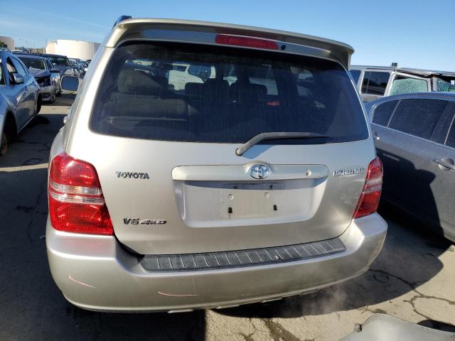 JTEHF21A810033362 - 2001 TOYOTA HIGHLANDER BEIGE photo 6