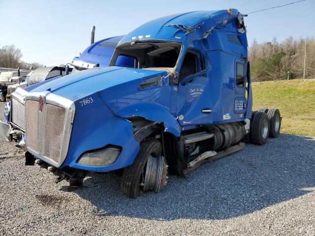 1XKYD49X1EJ398906 - 2014 KENWORTH CONSTRUCTI T680 BLUE photo 2