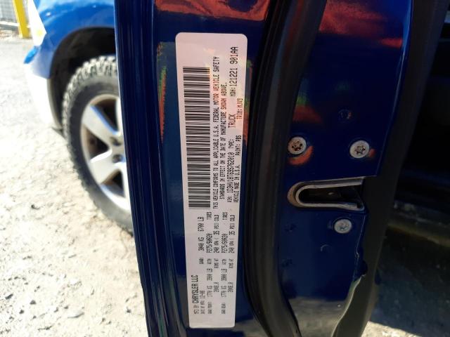 1D3HV18T69S762010 - 2009 DODGE RAM 1500 BLUE photo 13