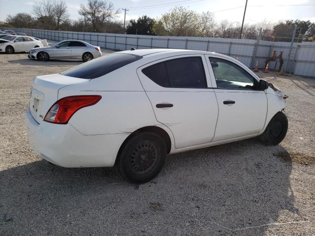 3N1CN7AP9CL869807 - 2012 NISSAN VERSA S WHITE photo 3