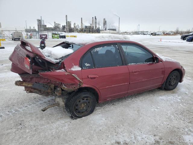 2HGES16875H030393 - 2005 HONDA CIVIC EX BURGUNDY photo 3