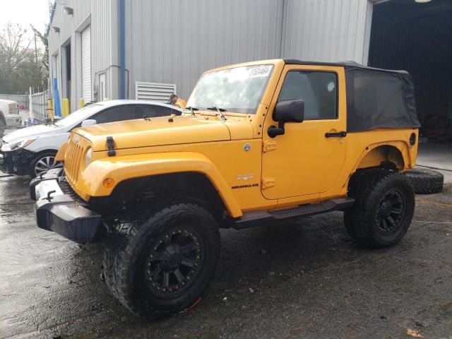 1C4AJWBG8CL118623 - 2012 JEEP WRANGLER SAHARA YELLOW photo 1