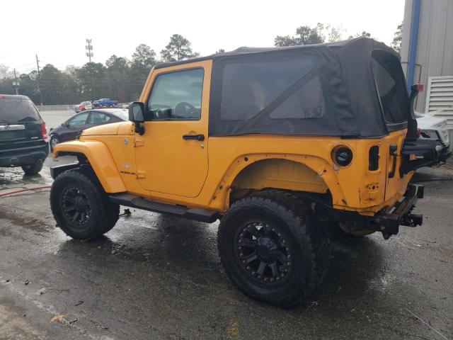 1C4AJWBG8CL118623 - 2012 JEEP WRANGLER SAHARA YELLOW photo 2