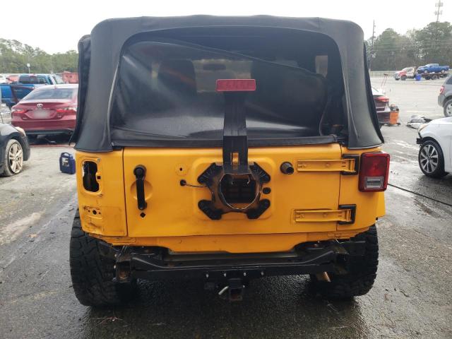 1C4AJWBG8CL118623 - 2012 JEEP WRANGLER SAHARA YELLOW photo 6