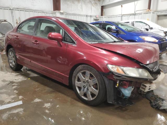 19XFA1F58BE014738 - 2011 HONDA CIVIC LX RED photo 4