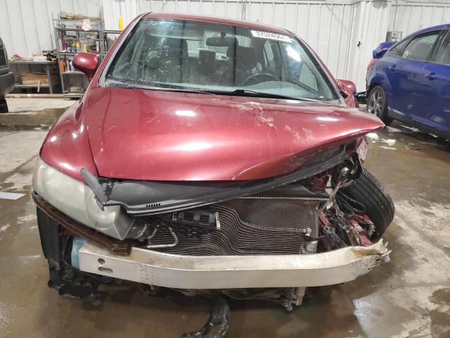 19XFA1F58BE014738 - 2011 HONDA CIVIC LX RED photo 5