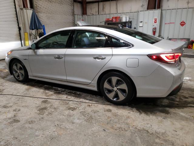 KMHE34L14HA051429 - 2017 HYUNDAI SONATA HYBRID SILVER photo 2