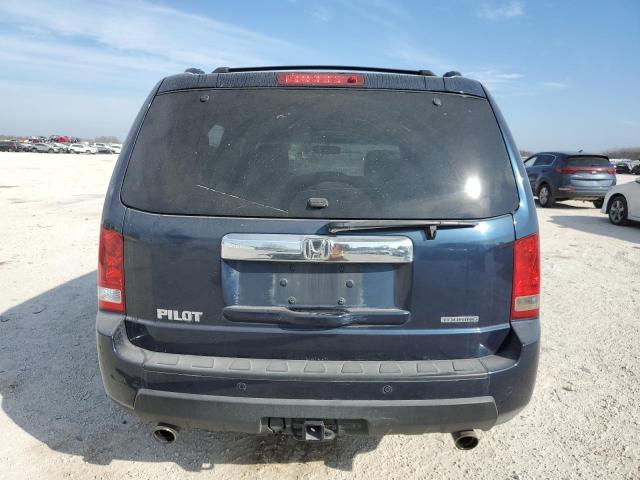 5FNYF38989B005192 - 2009 HONDA PILOT TOURING BLUE photo 6