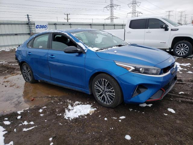 3KPF54AD3PE561296 - 2023 KIA FORTE GT LINE BLUE photo 4