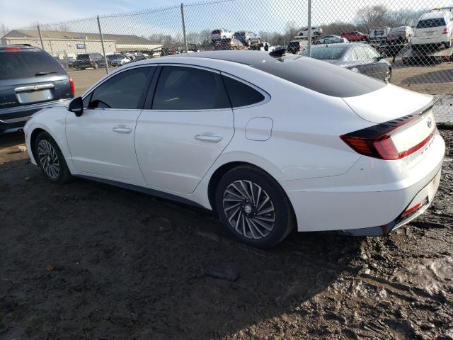 KMHL34JJ3PA066416 - 2023 HYUNDAI SONATA HYBRID WHITE photo 2