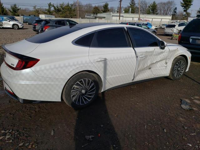 KMHL34JJ3PA066416 - 2023 HYUNDAI SONATA HYBRID WHITE photo 3