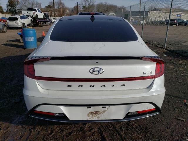 KMHL34JJ3PA066416 - 2023 HYUNDAI SONATA HYBRID WHITE photo 6