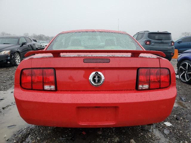 1ZVFT80N865116048 - 2006 FORD MUSTANG RED photo 6