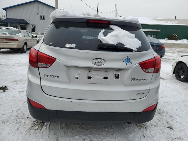 KM8JUCAC1AU022825 - 2010 HYUNDAI TUCSON GLS SILVER photo 6