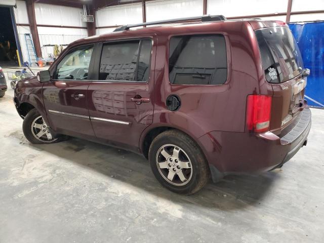 5FNYF4H99BB050654 - 2011 HONDA PILOT TOURING BURGUNDY photo 2