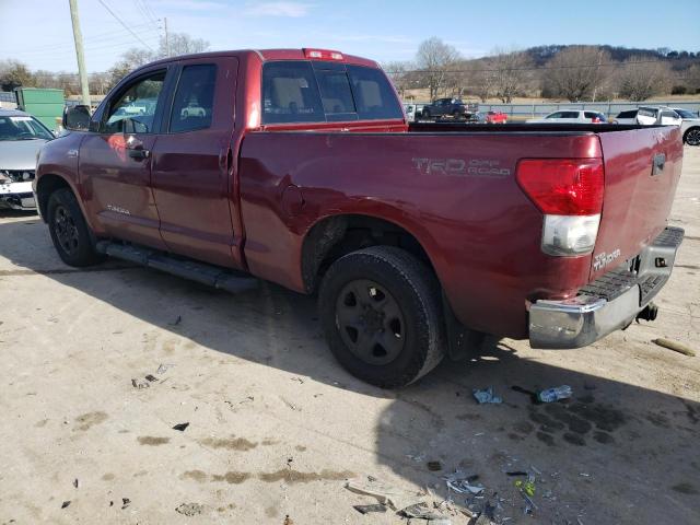 5TFUY5F1XAX120534 - 2010 TOYOTA TUNDRA DOUBLE CAB SR5 BURGUNDY photo 2